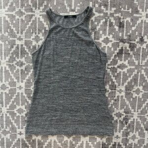 EUC TART S Heathered charcoal grey Tank Top fitted racerback